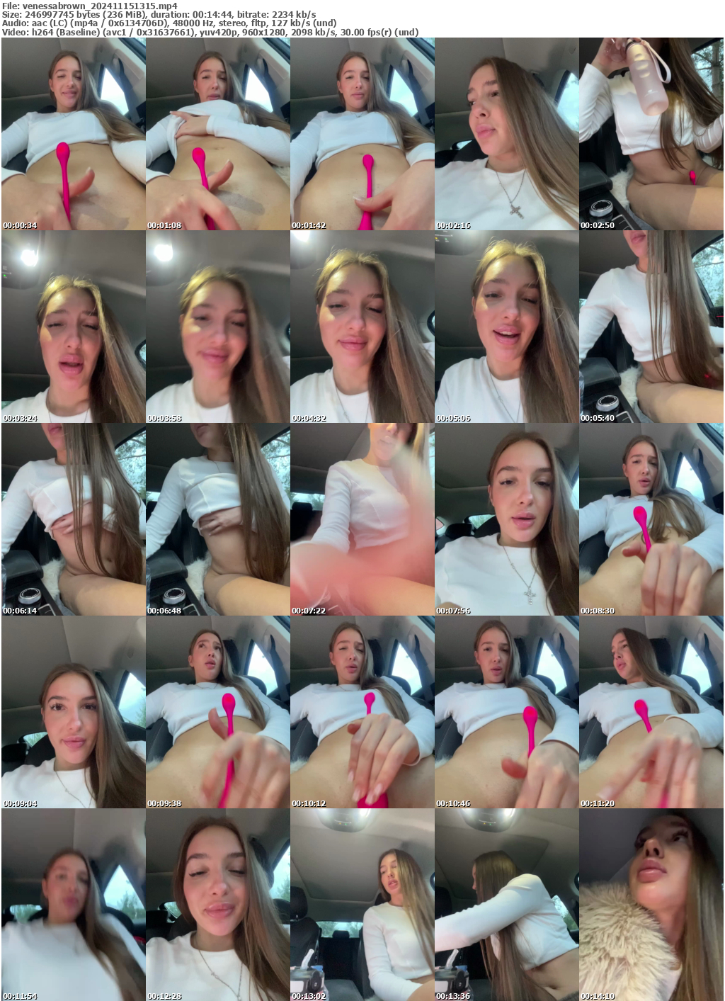 Preview thumb from venessabrown on 2024-11-15 @ bongacams