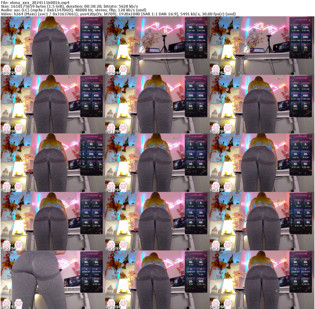 Preview thumb from elena_xxx on 2024-11-16 @ bongacams