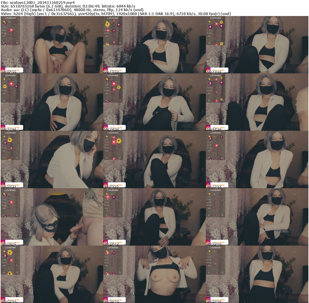 Preview thumb from sexlove12001 on 2024-11-16 @ bongacams