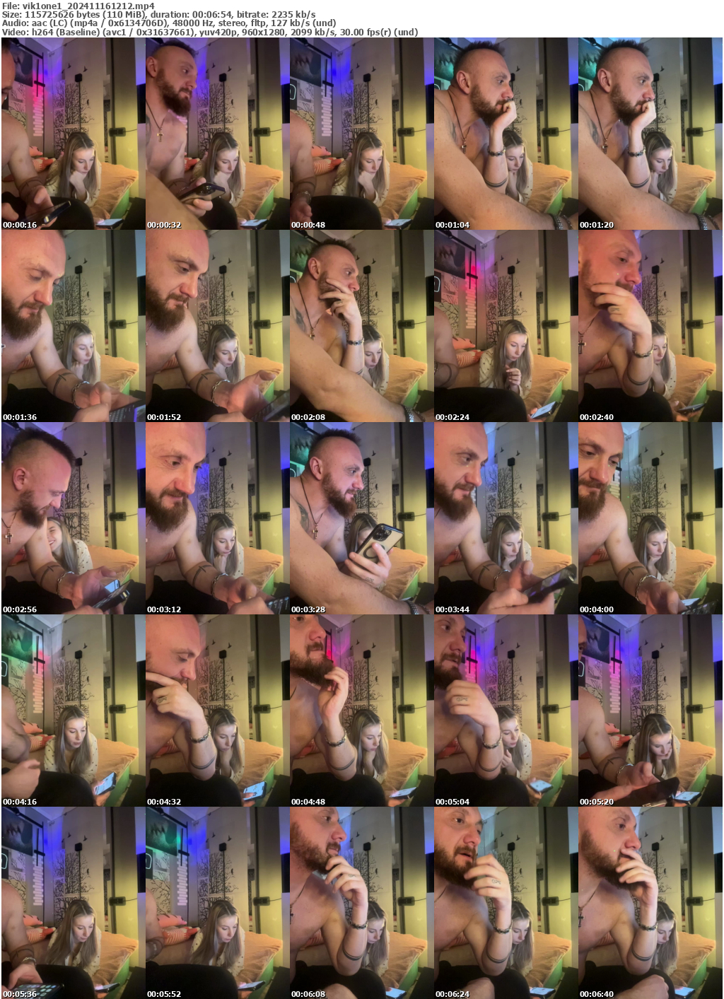 Preview thumb from vik1one1 on 2024-11-16 @ bongacams