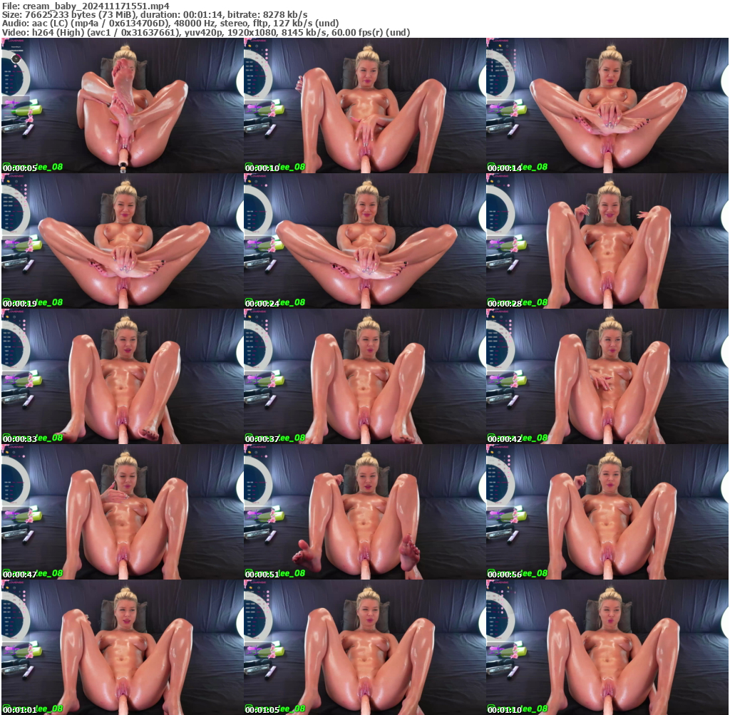 Preview thumb from cream_baby on 2024-11-17 @ bongacams