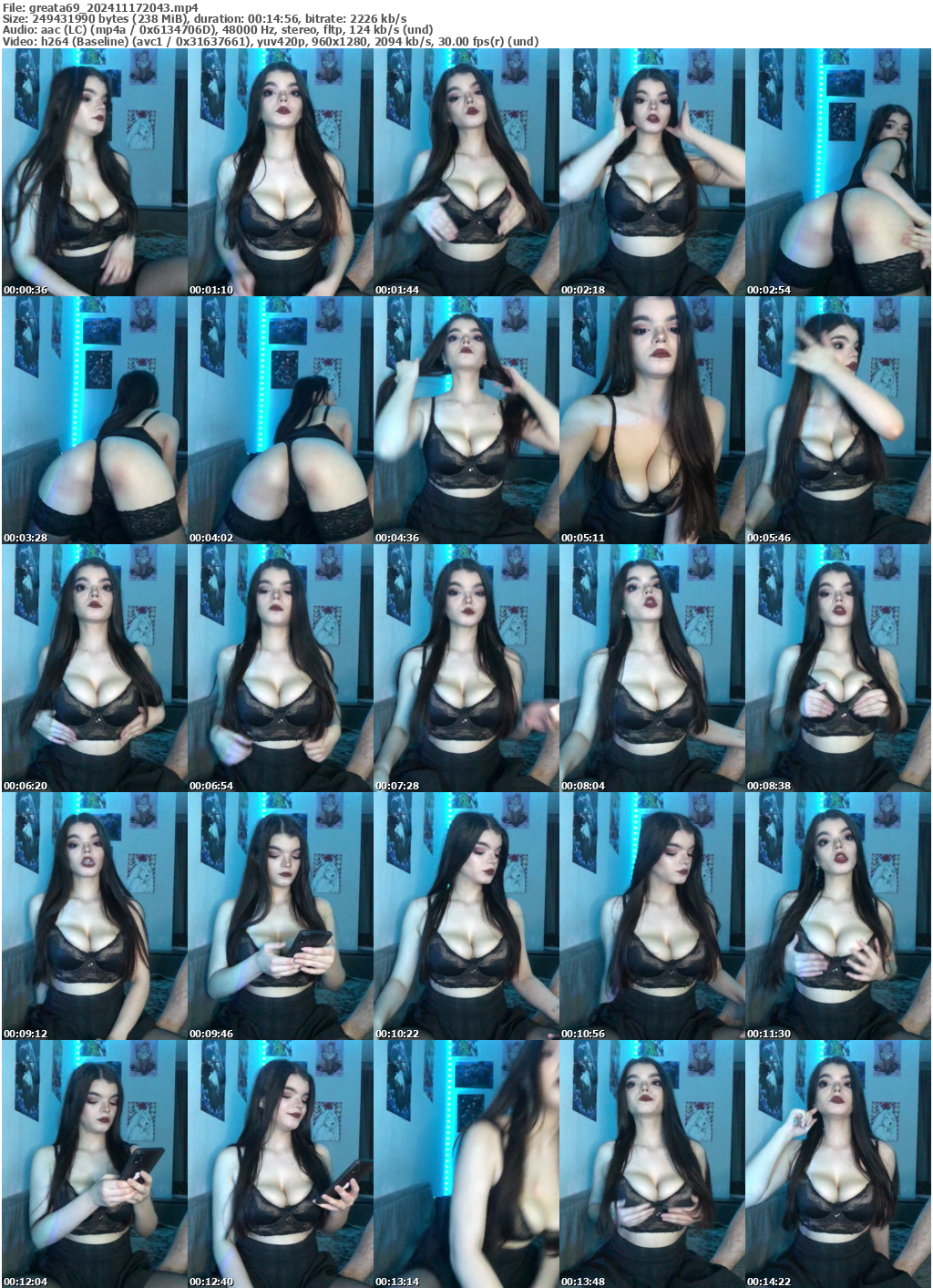 Preview thumb from greata69 on 2024-11-17 @ bongacams