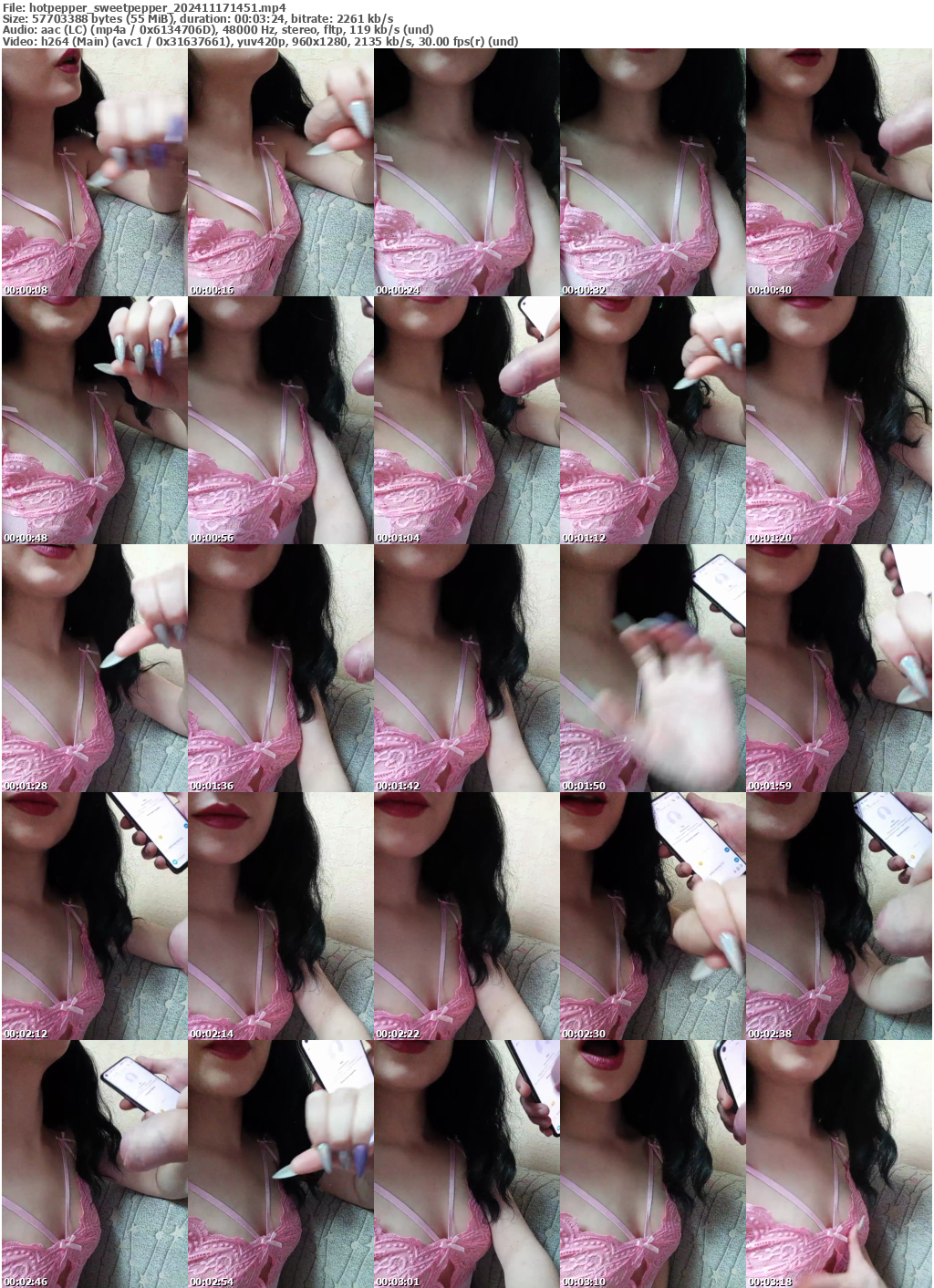 Preview thumb from hotpepper_sweetpepper on 2024-11-17 @ bongacams