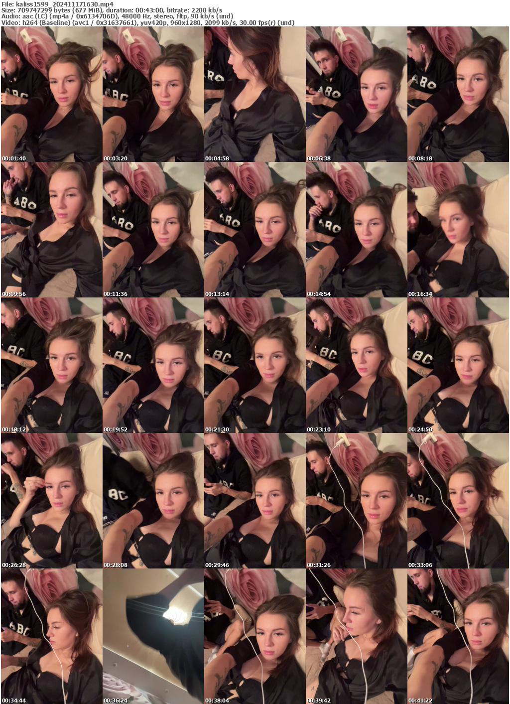 Preview thumb from kaliss1599 on 2024-11-17 @ bongacams