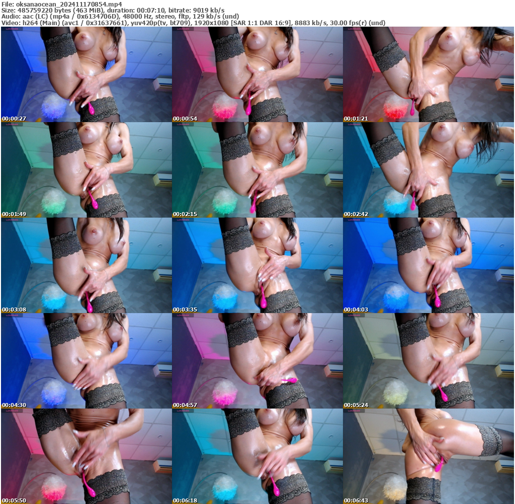 Preview thumb from oksanaocean on 2024-11-17 @ bongacams