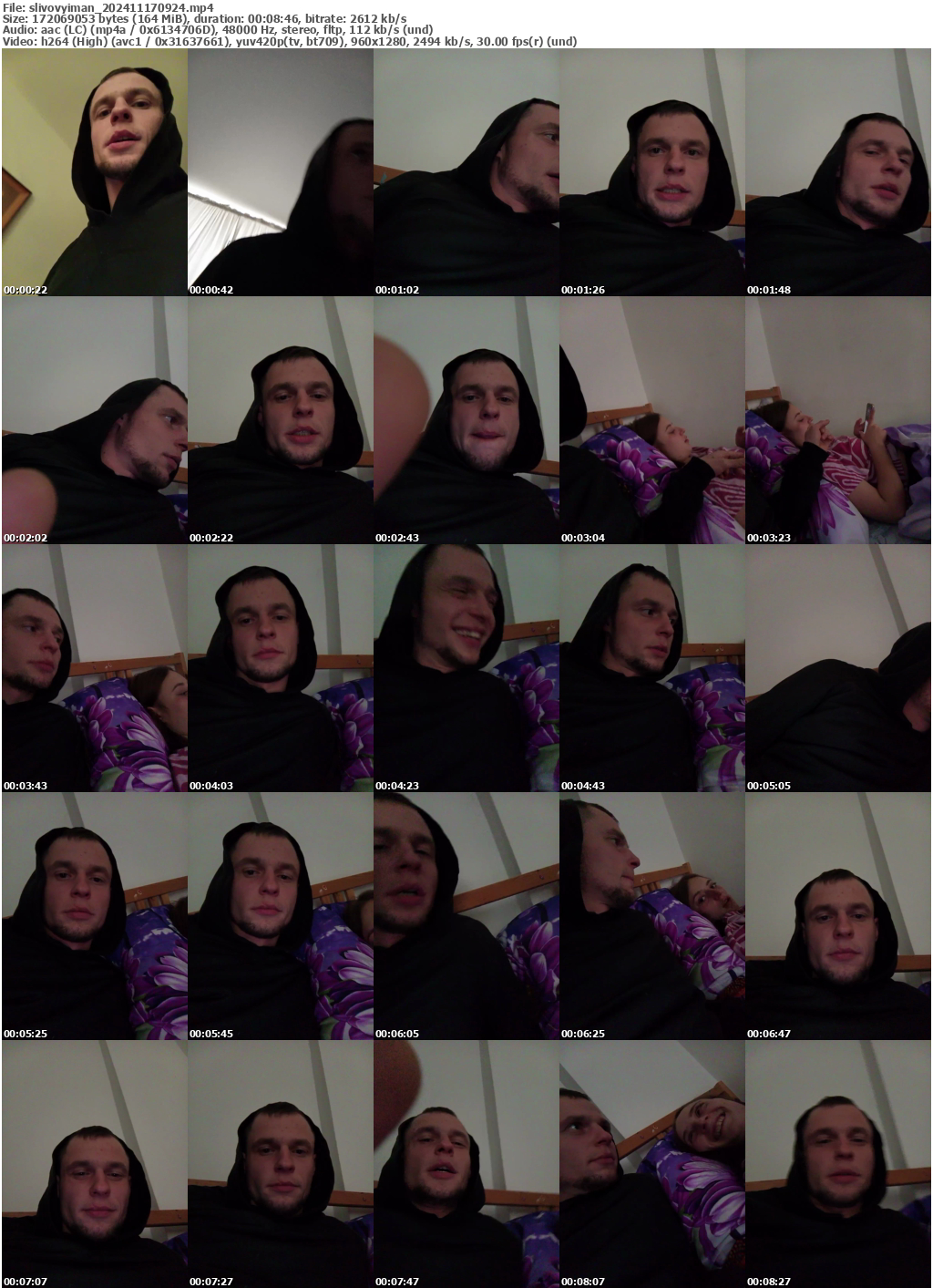 Preview thumb from slivovyiman on 2024-11-17 @ bongacams