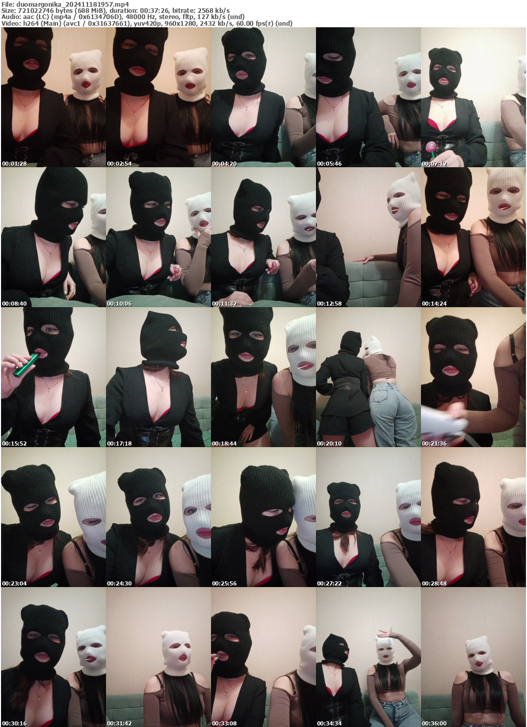 Preview thumb from duomargonika on 2024-11-18 @ bongacams