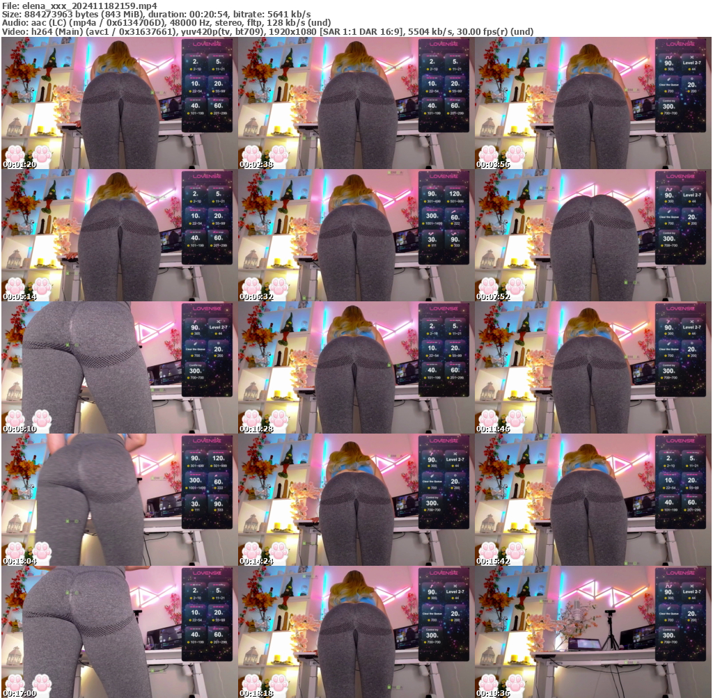 Preview thumb from elena_xxx on 2024-11-18 @ bongacams