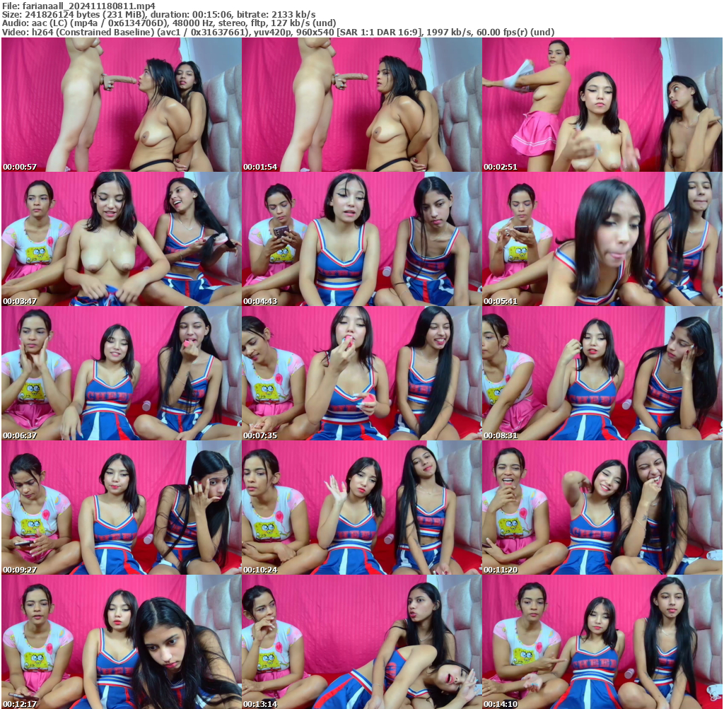 Preview thumb from farianaall on 2024-11-18 @ bongacams