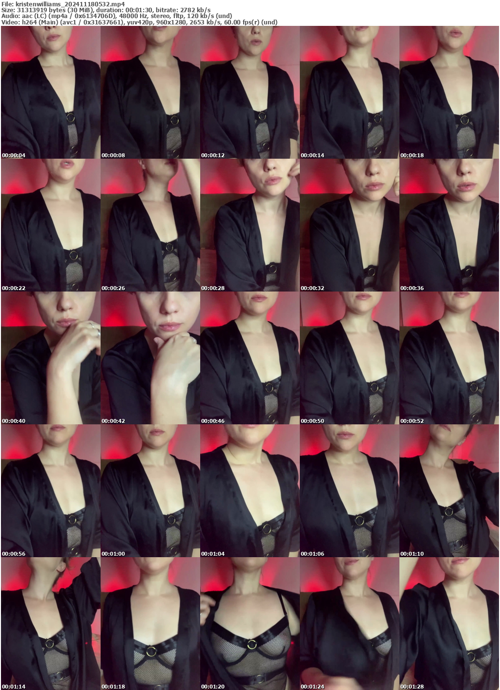 Preview thumb from kristenwilliams on 2024-11-18 @ bongacams