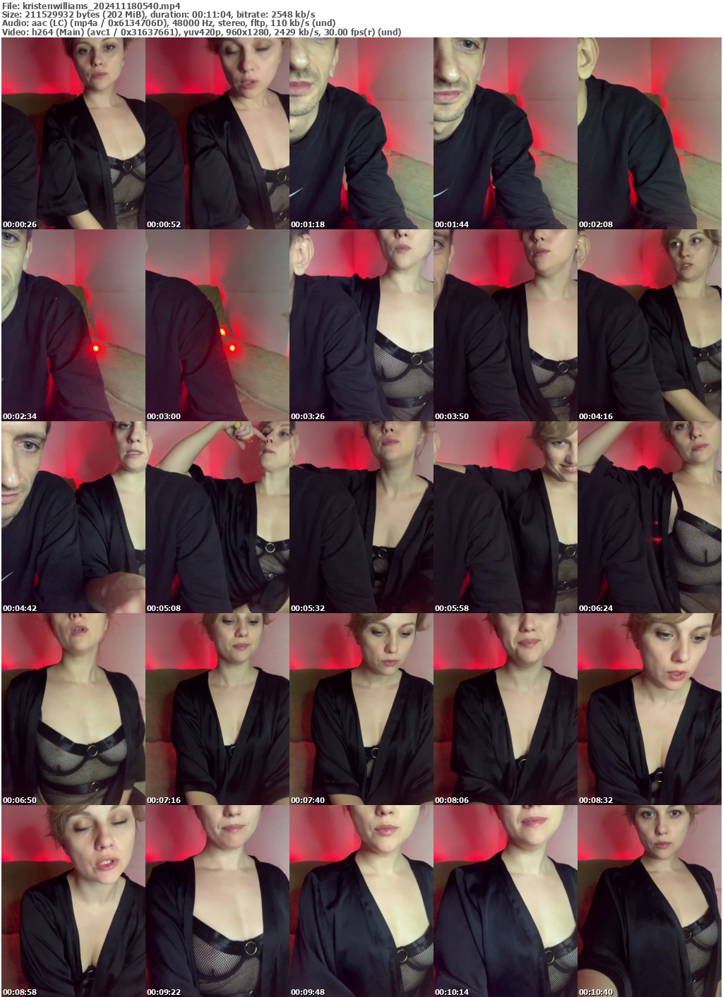 Preview thumb from kristenwilliams on 2024-11-18 @ bongacams