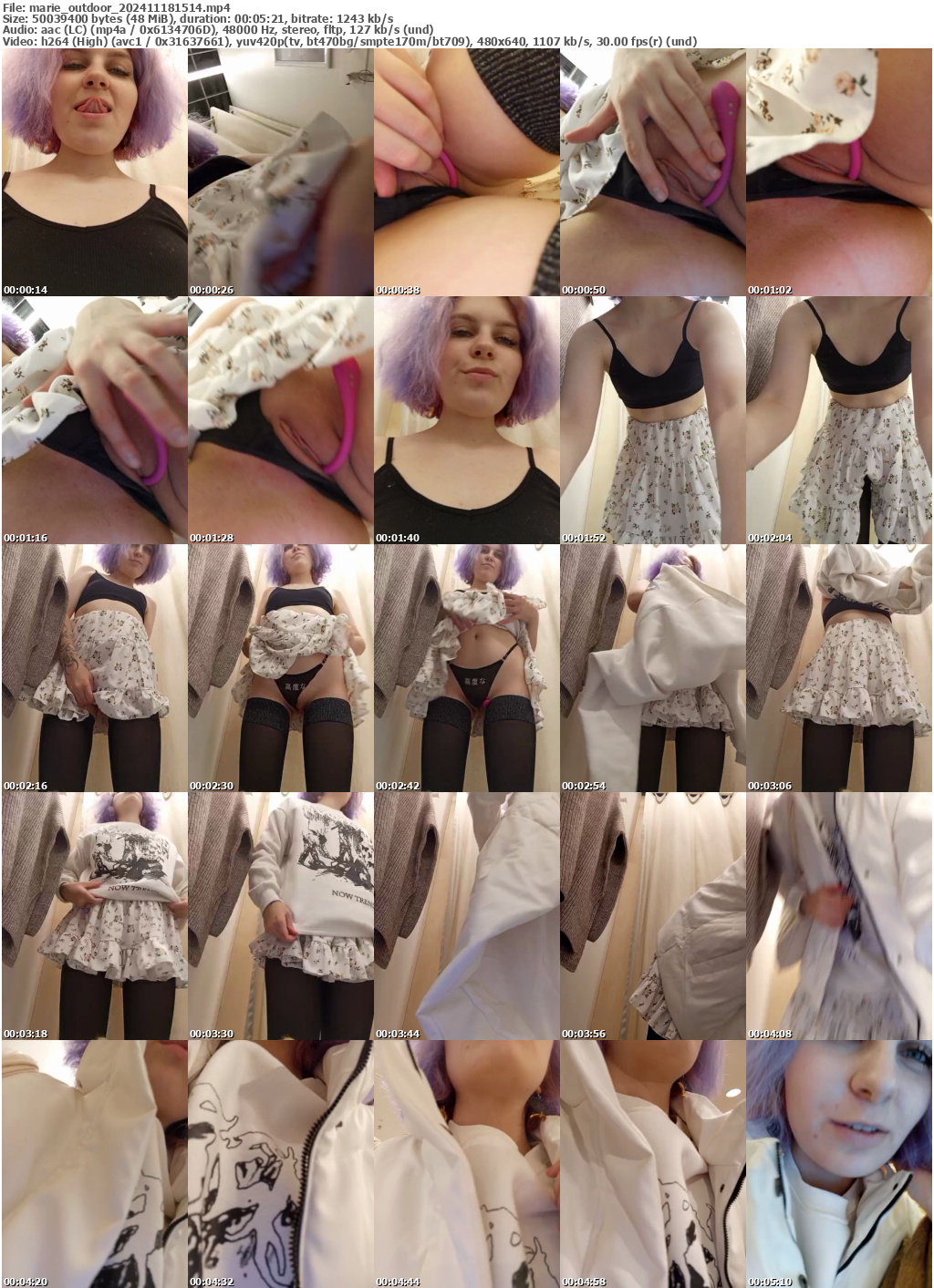 Preview thumb from marie_outdoor on 2024-11-18 @ bongacams