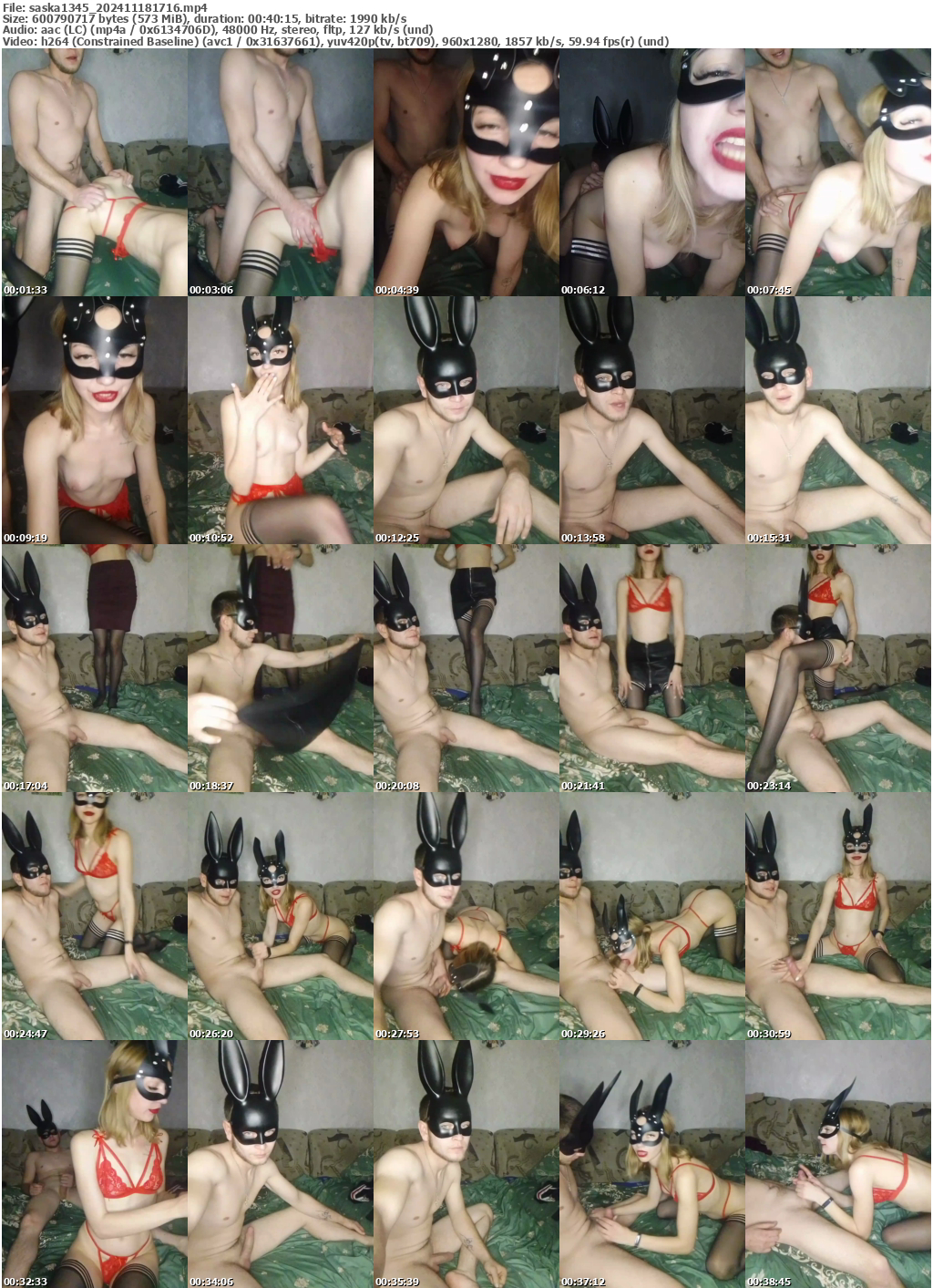 Preview thumb from saska1345 on 2024-11-18 @ bongacams