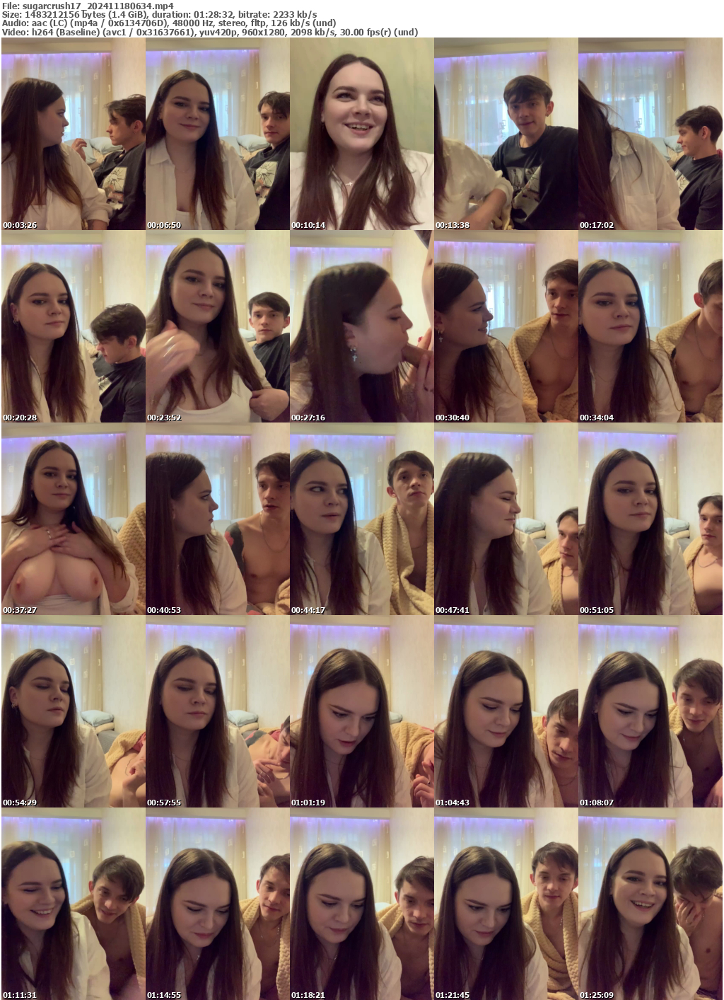 Preview thumb from sugarcrush17 on 2024-11-18 @ bongacams