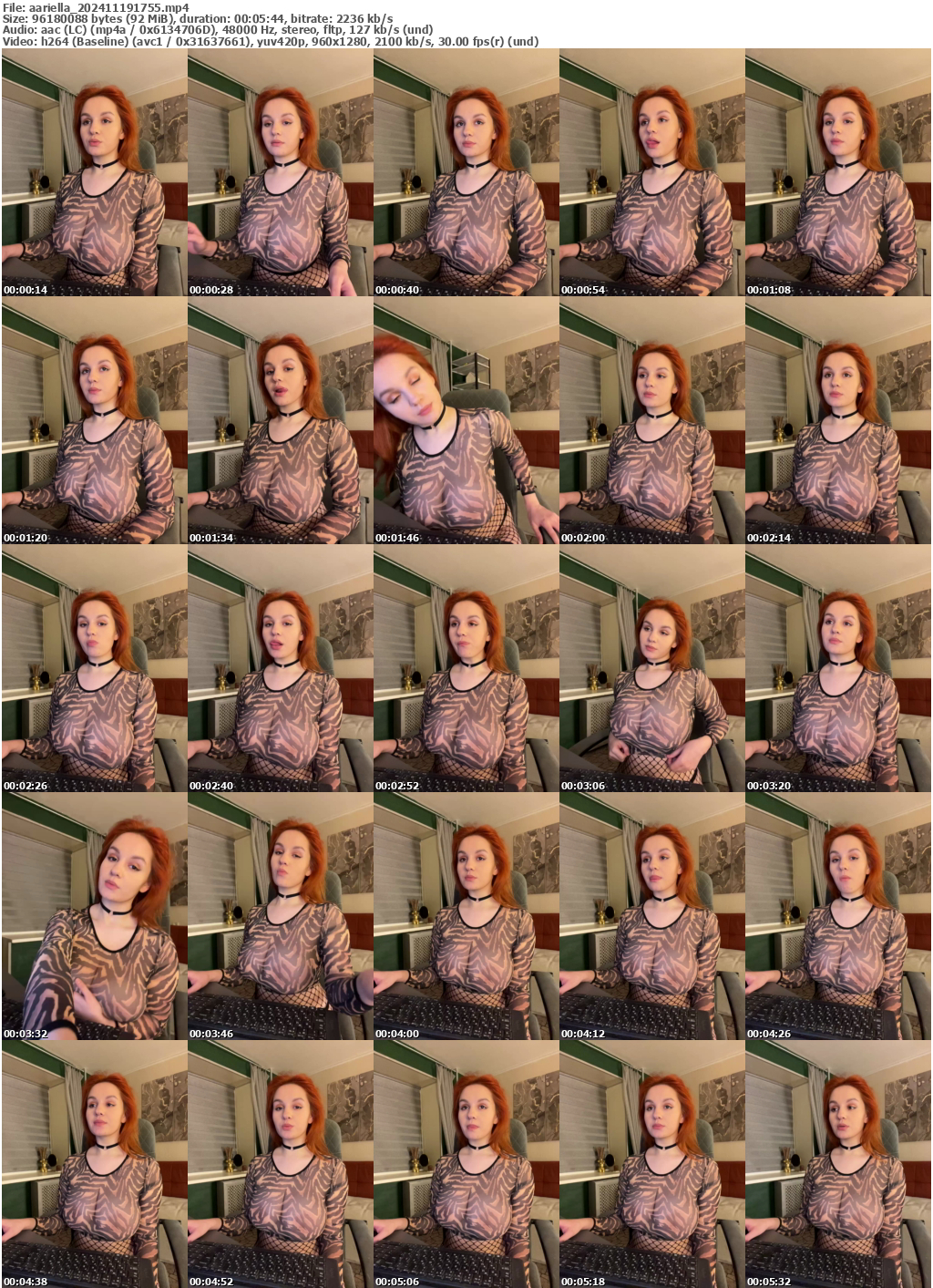 Preview thumb from aariella on 2024-11-19 @ bongacams