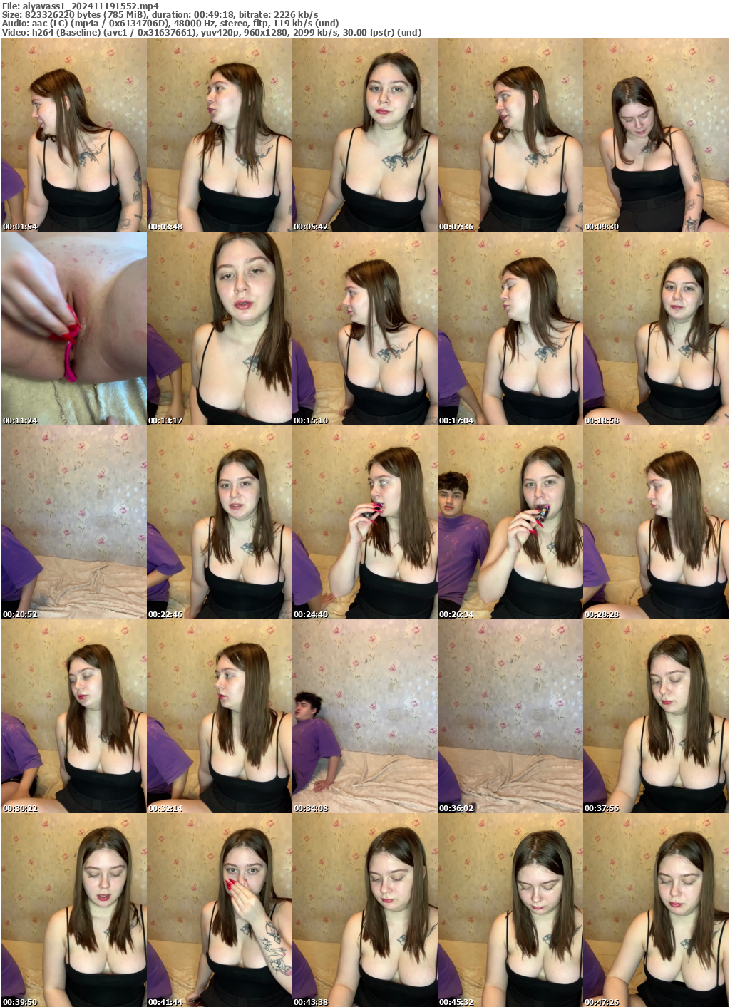 Preview thumb from alyavass1 on 2024-11-19 @ bongacams