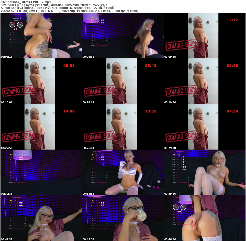 Preview thumb from barsaa7 on 2024-11-19 @ bongacams