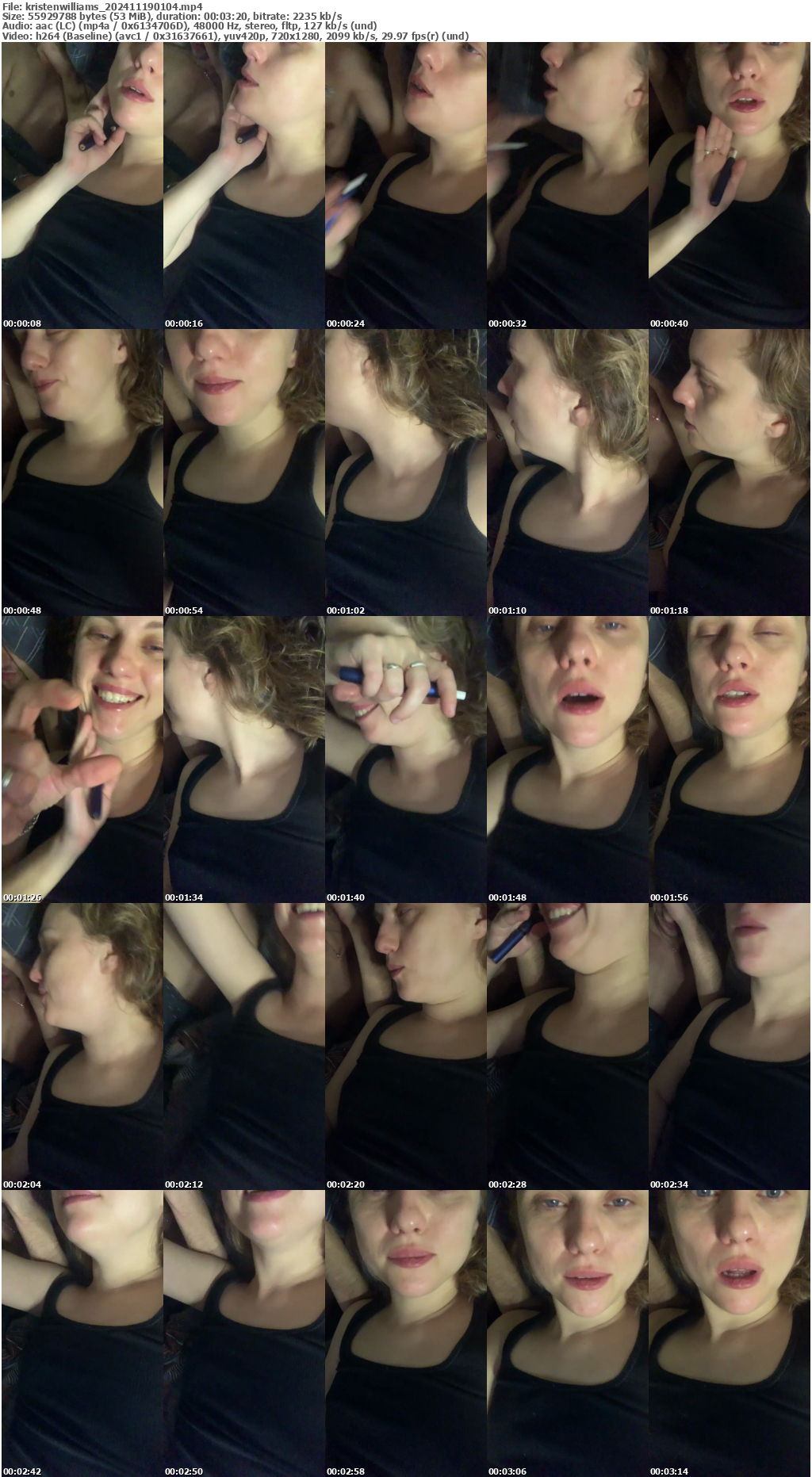 Preview thumb from kristenwilliams on 2024-11-19 @ bongacams