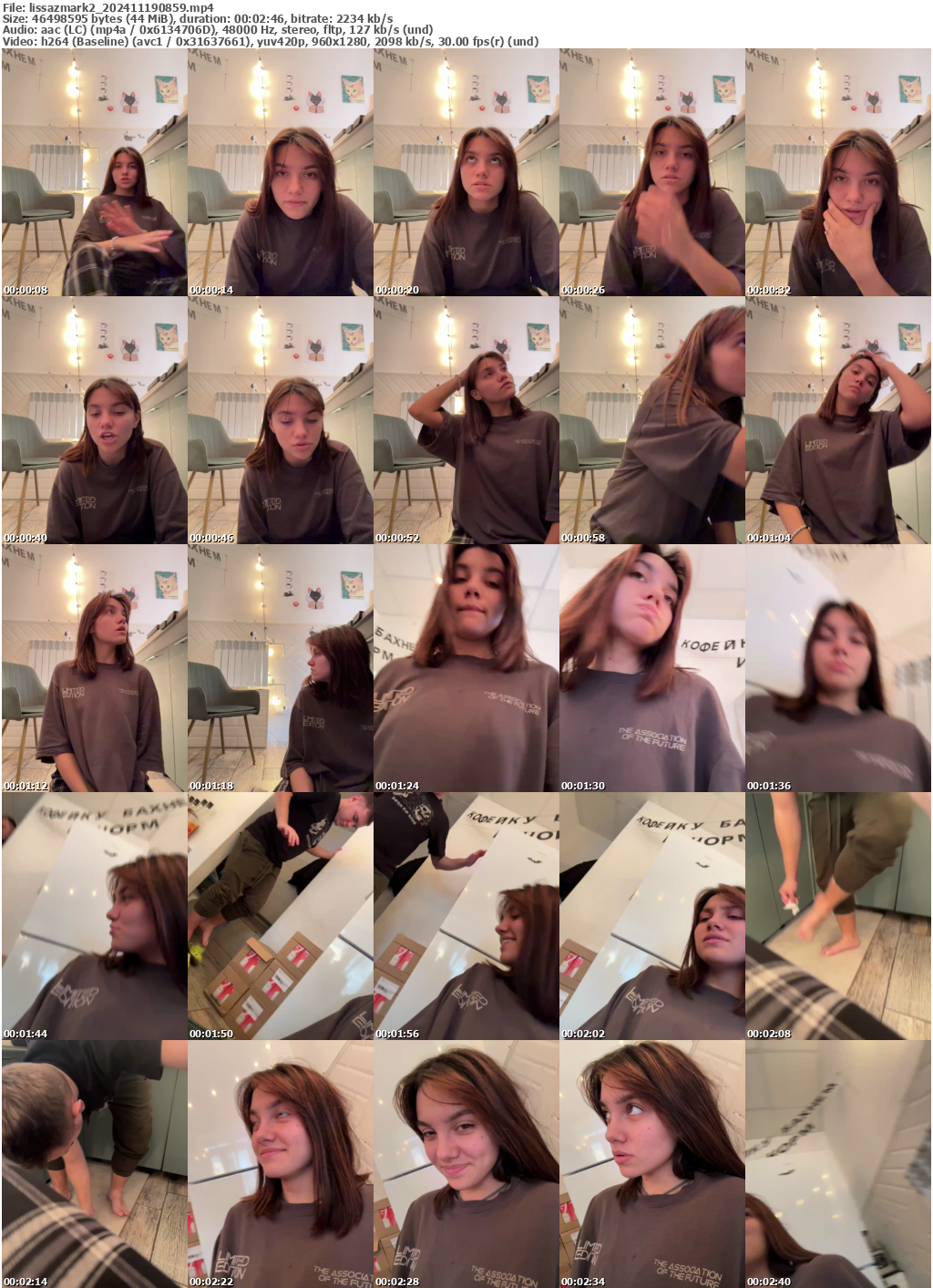 Preview thumb from lissazmark2 on 2024-11-19 @ bongacams