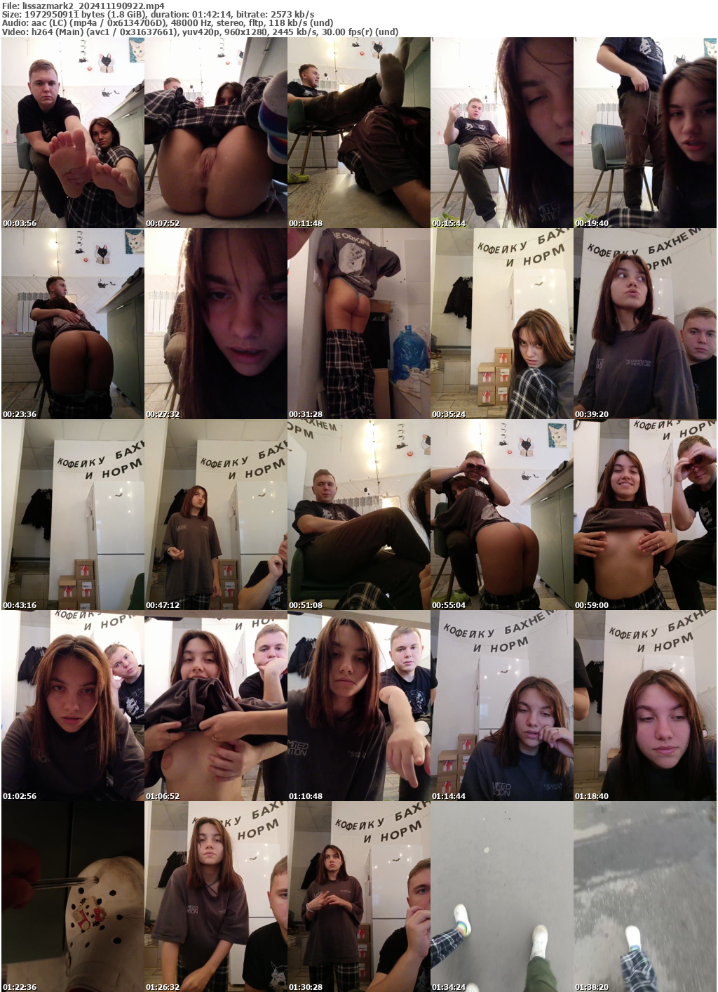 Preview thumb from lissazmark2 on 2024-11-19 @ bongacams