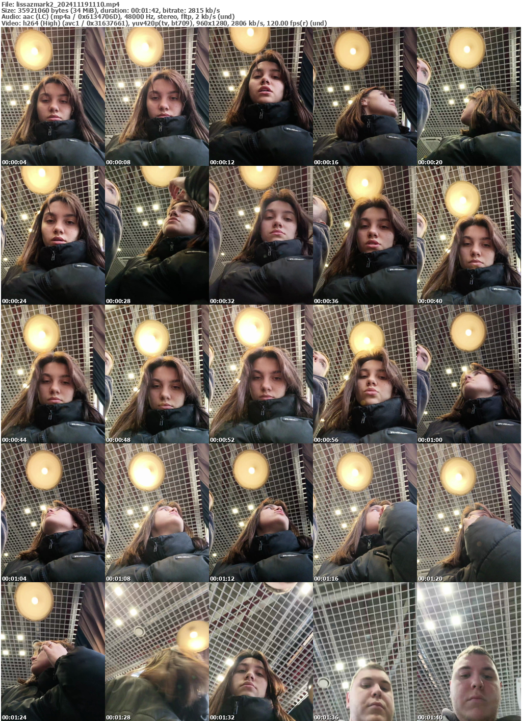 Preview thumb from lissazmark2 on 2024-11-19 @ bongacams