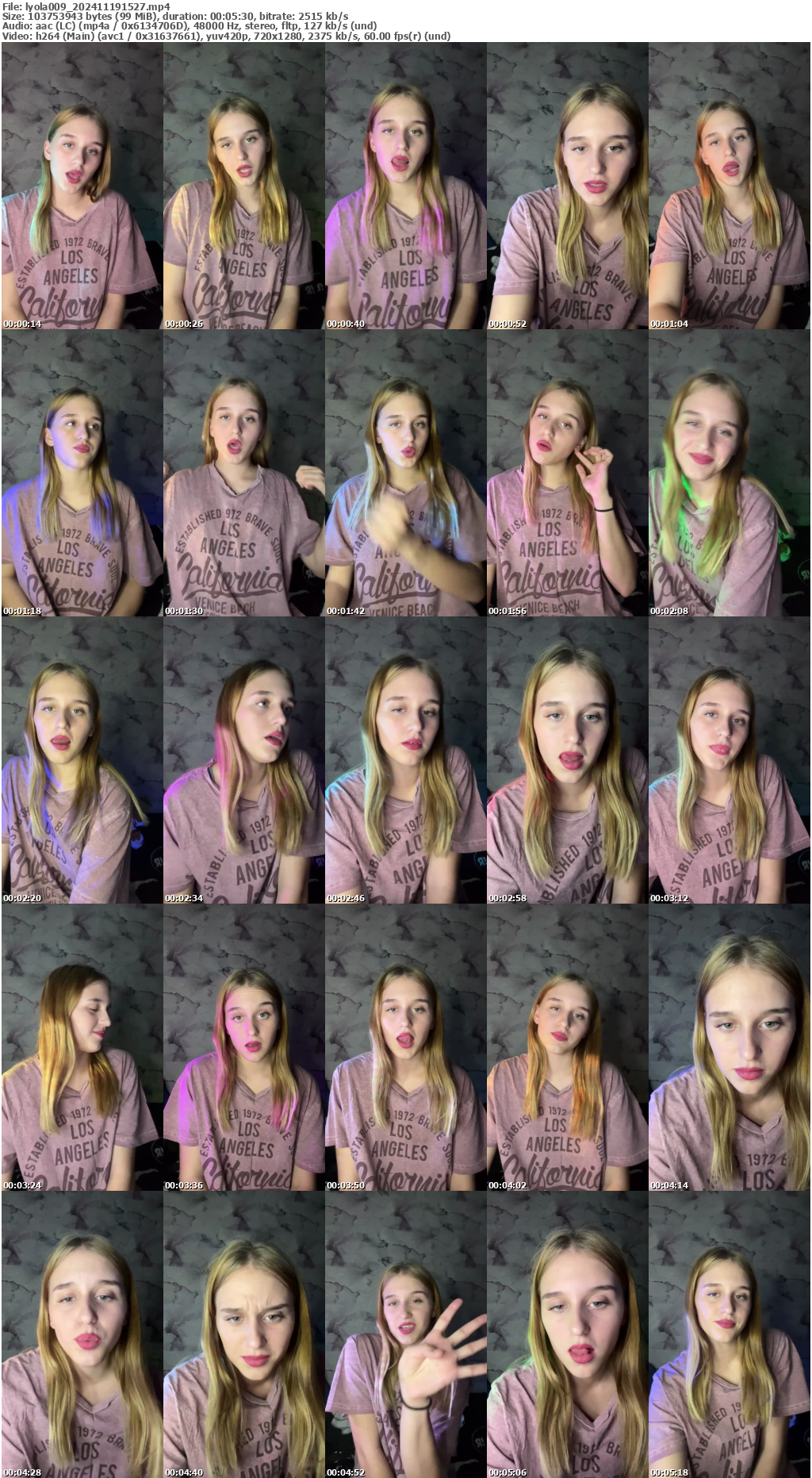 Preview thumb from lyola009 on 2024-11-19 @ bongacams