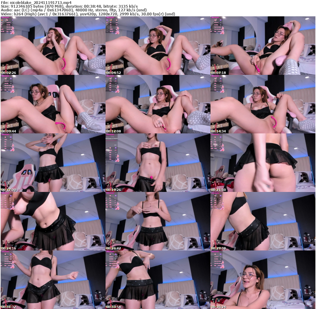 Preview thumb from nicoleblake on 2024-11-19 @ bongacams