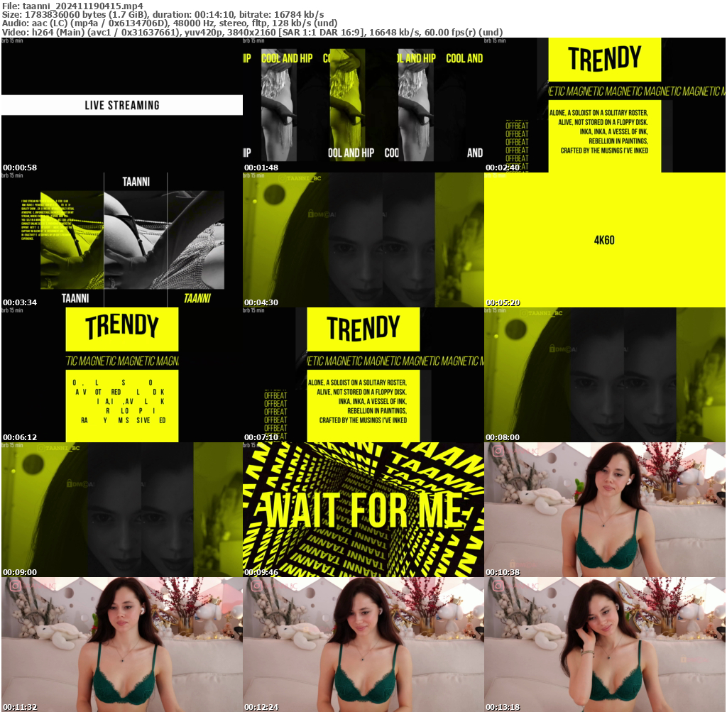 Preview thumb from taanni on 2024-11-19 @ bongacams