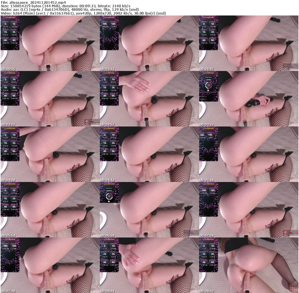 Preview thumb from alissaasex on 2024-11-20 @ bongacams