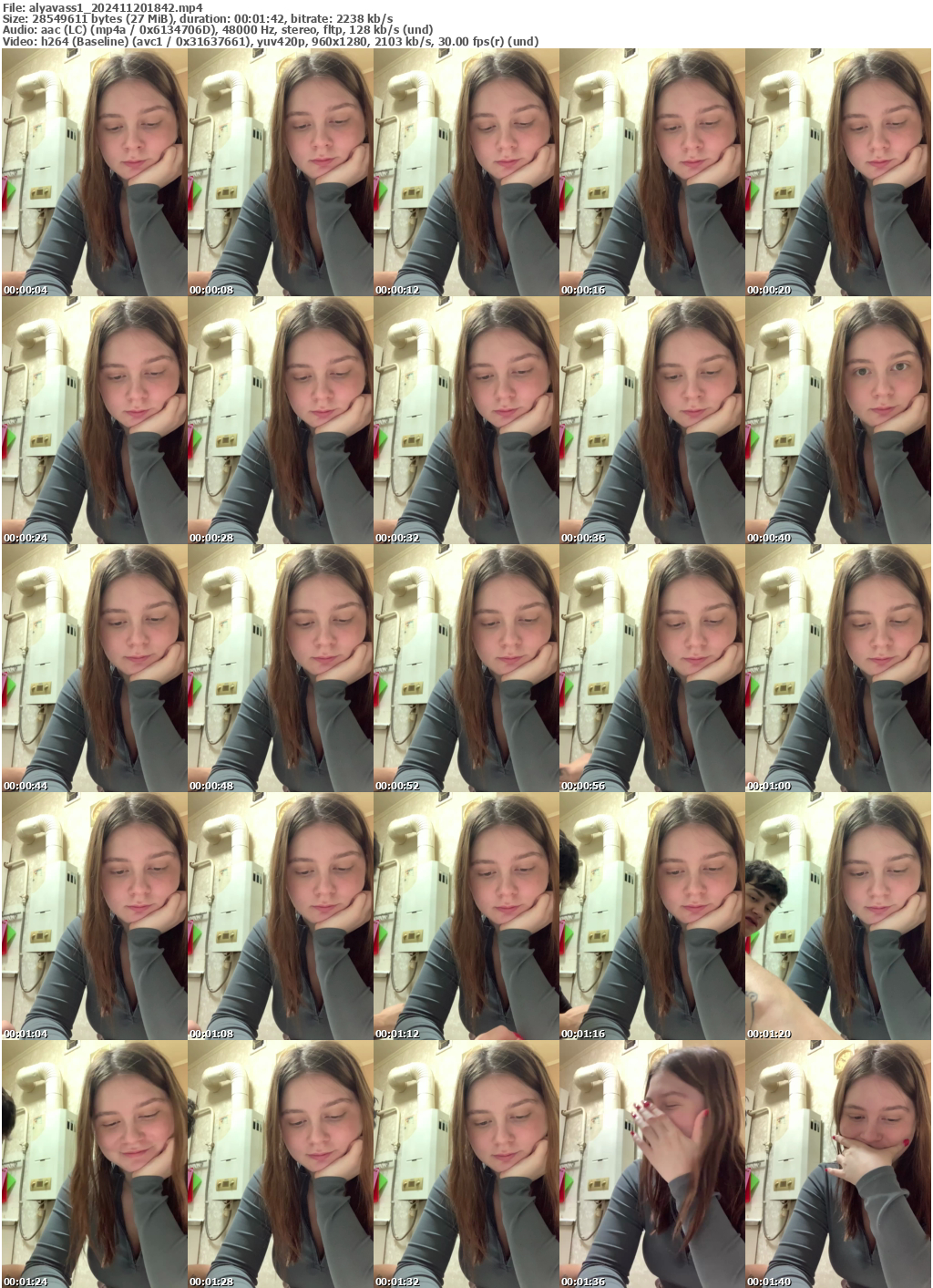 Preview thumb from alyavass1 on 2024-11-20 @ bongacams