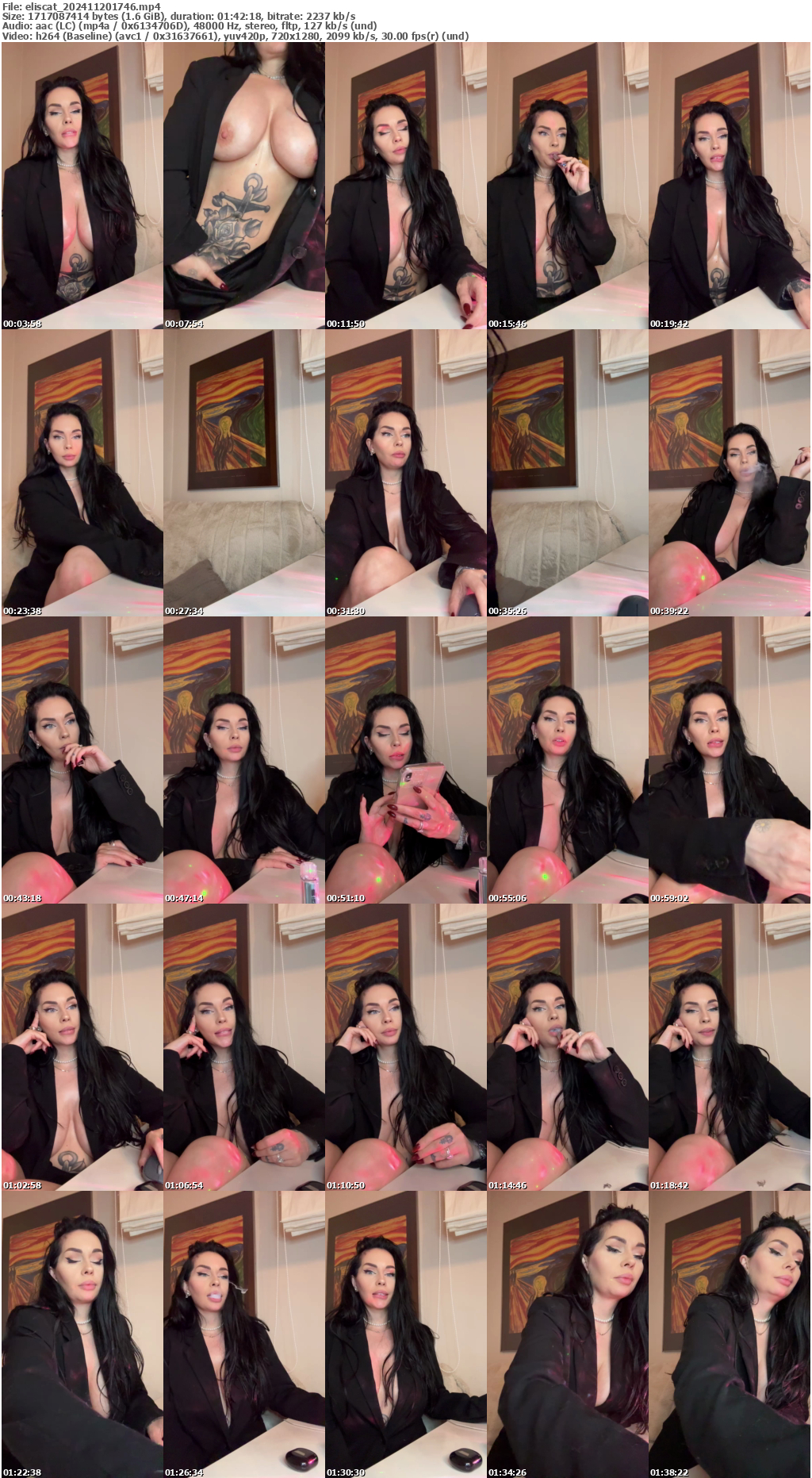 Preview thumb from eliscat on 2024-11-20 @ bongacams