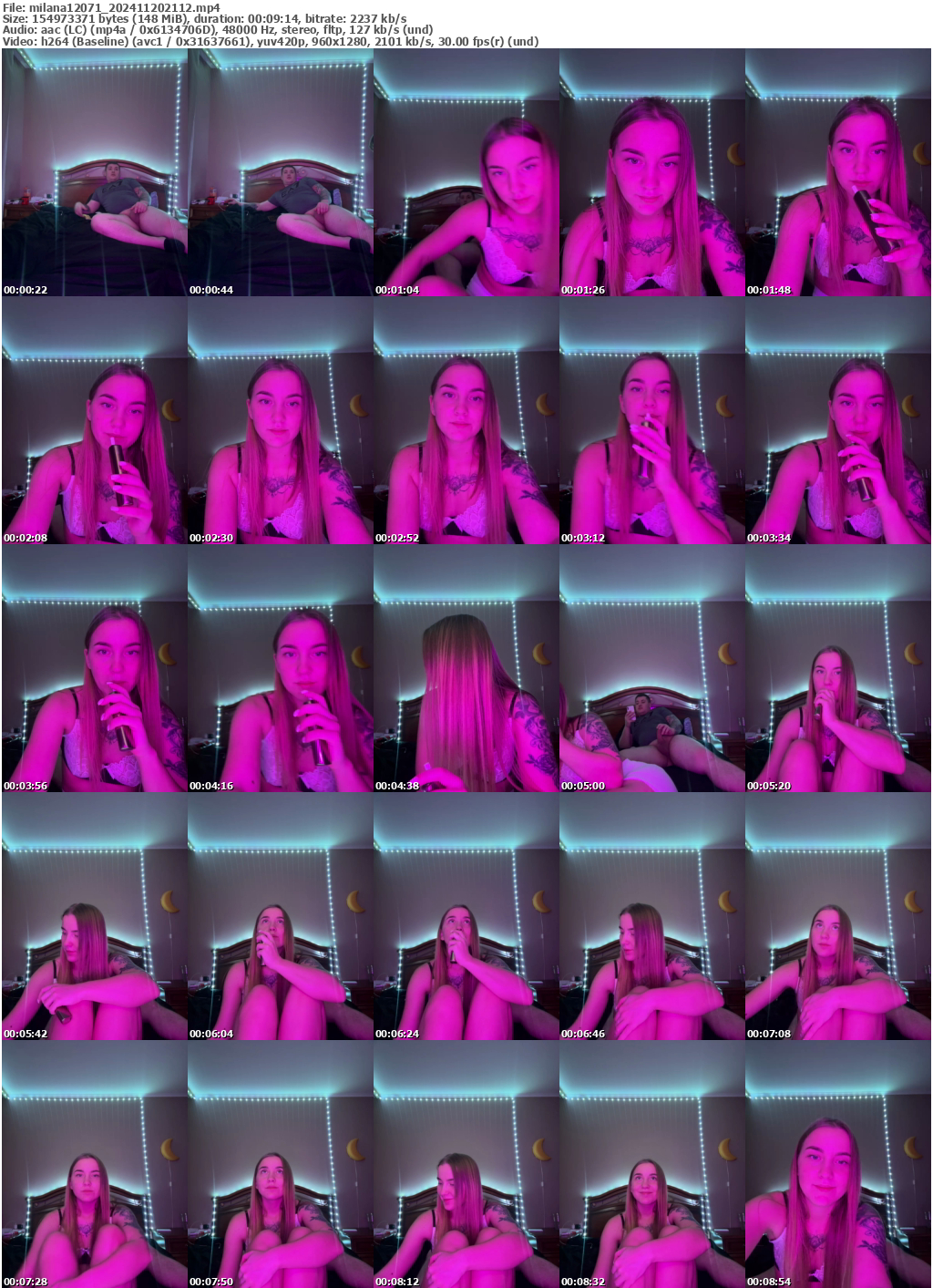 Preview thumb from milana12071 on 2024-11-20 @ bongacams