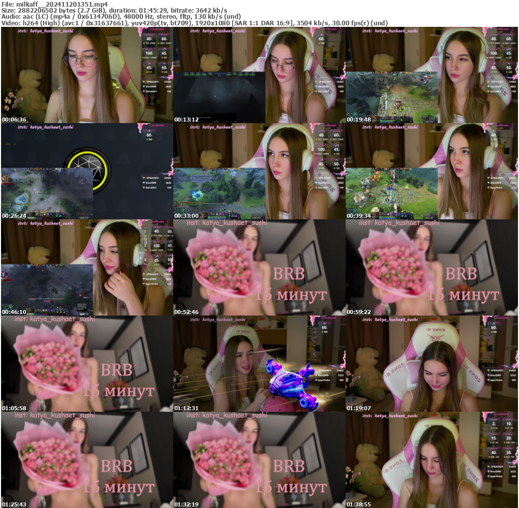 Preview thumb from milkaff_ on 2024-11-20 @ bongacams