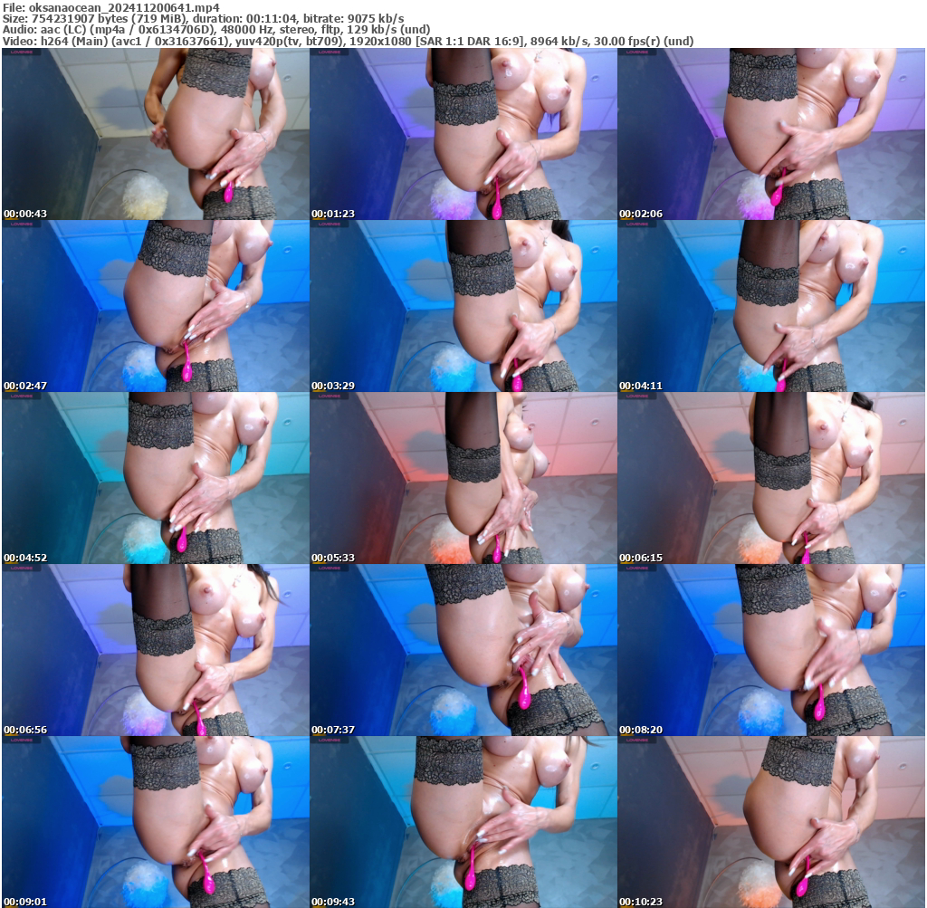 Preview thumb from oksanaocean on 2024-11-20 @ bongacams