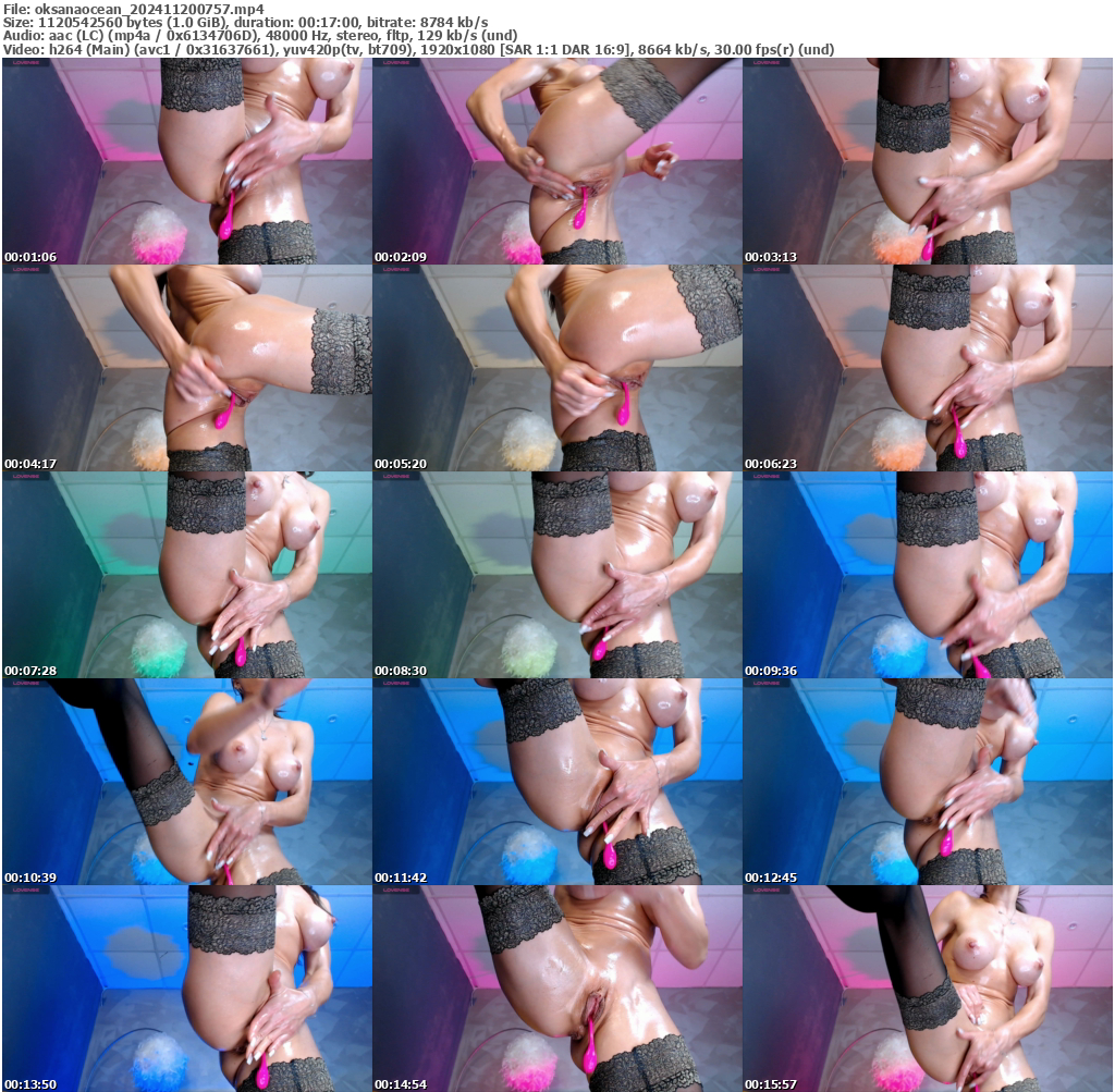 Preview thumb from oksanaocean on 2024-11-20 @ bongacams