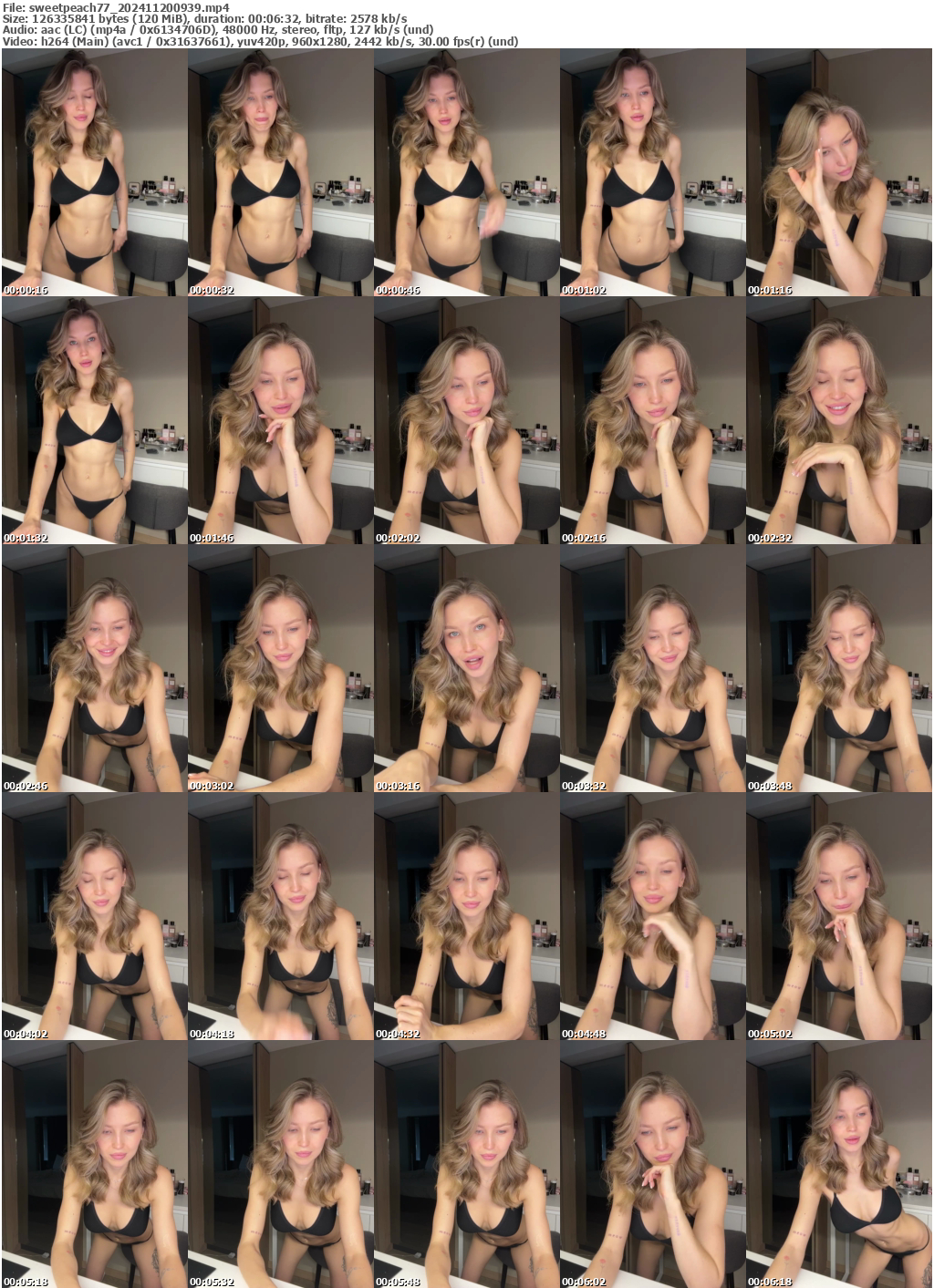 Preview thumb from sweetpeach77 on 2024-11-20 @ bongacams