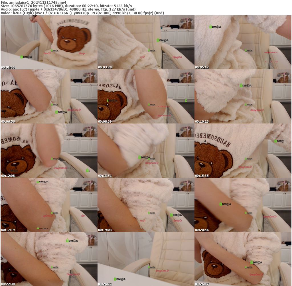 Preview thumb from annadaisy1 on 2024-11-21 @ bongacams