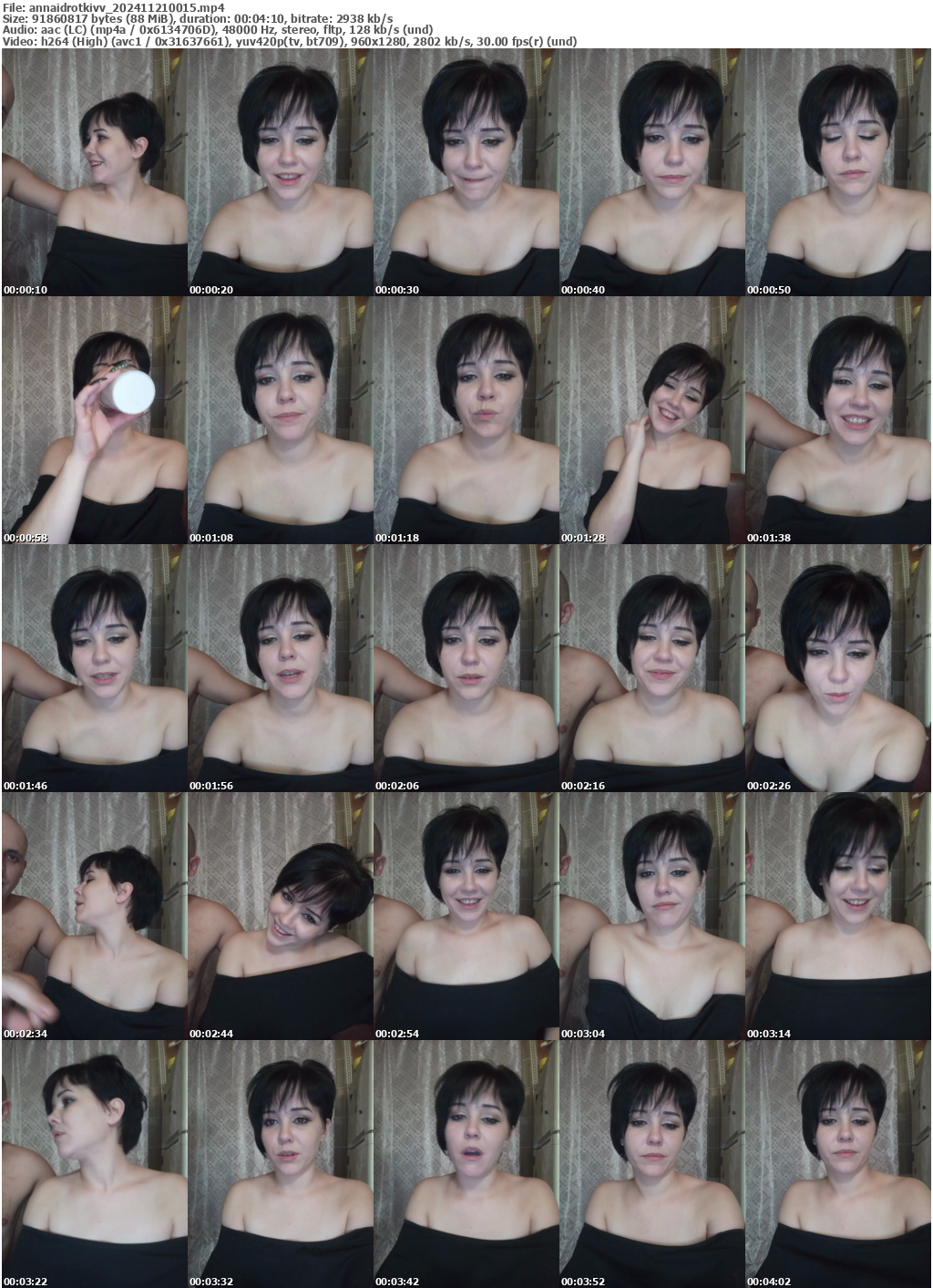 Preview thumb from annaidrotkivv on 2024-11-21 @ bongacams