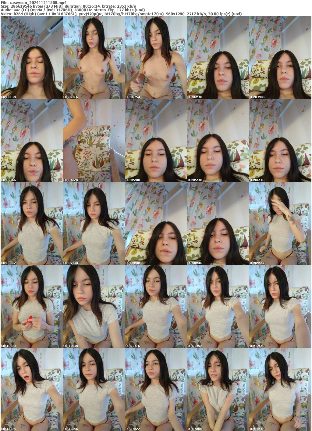 Preview thumb from caseysun on 2024-11-21 @ bongacams