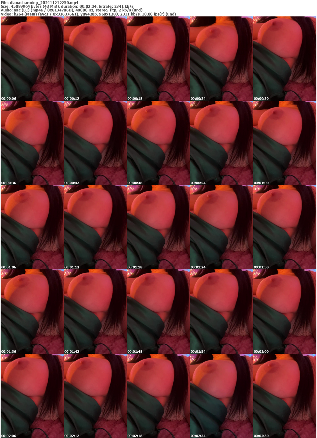 Preview thumb from dianacharming on 2024-11-21 @ bongacams