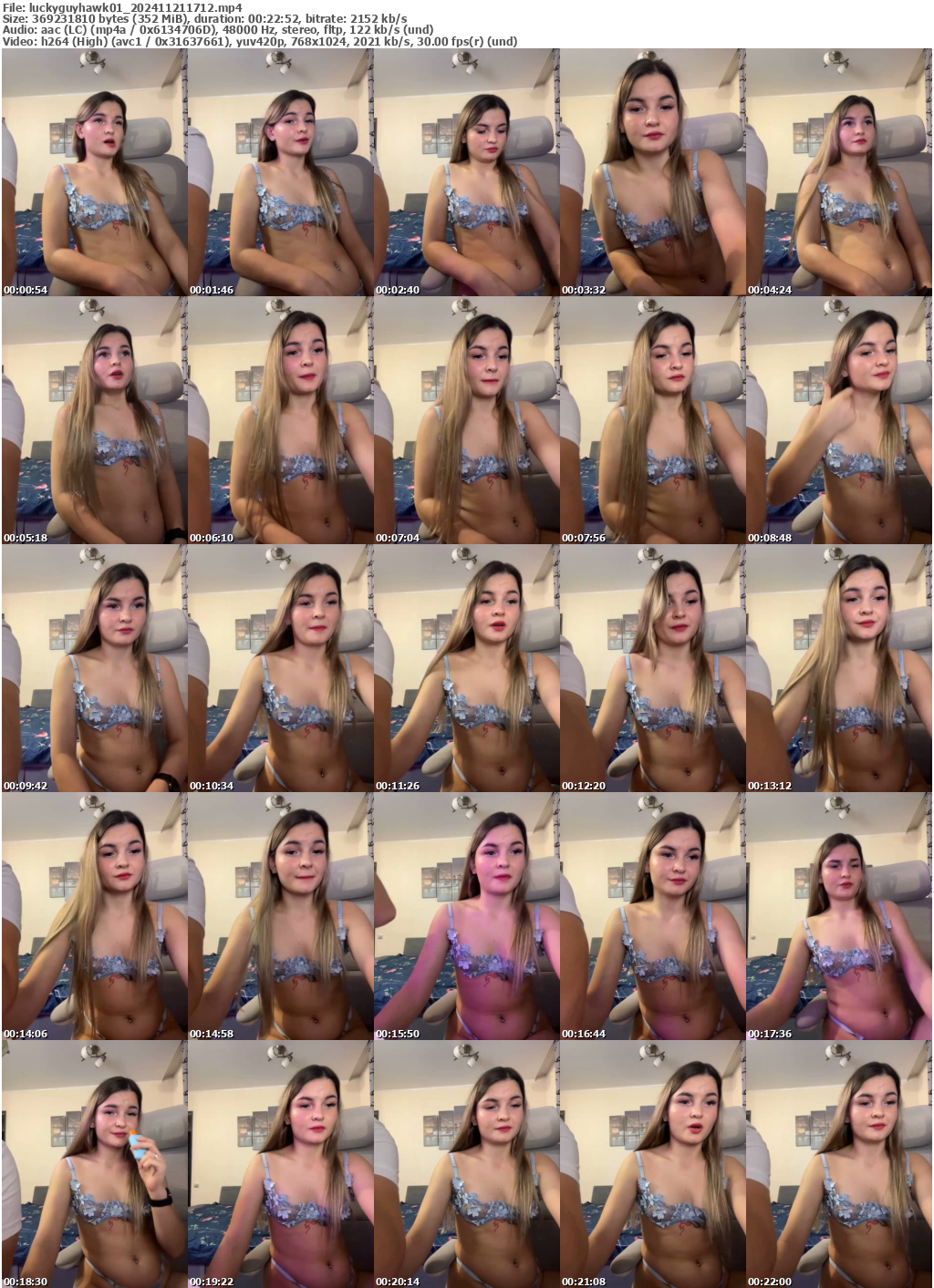 Preview thumb from luckyguyhawk01 on 2024-11-21 @ bongacams