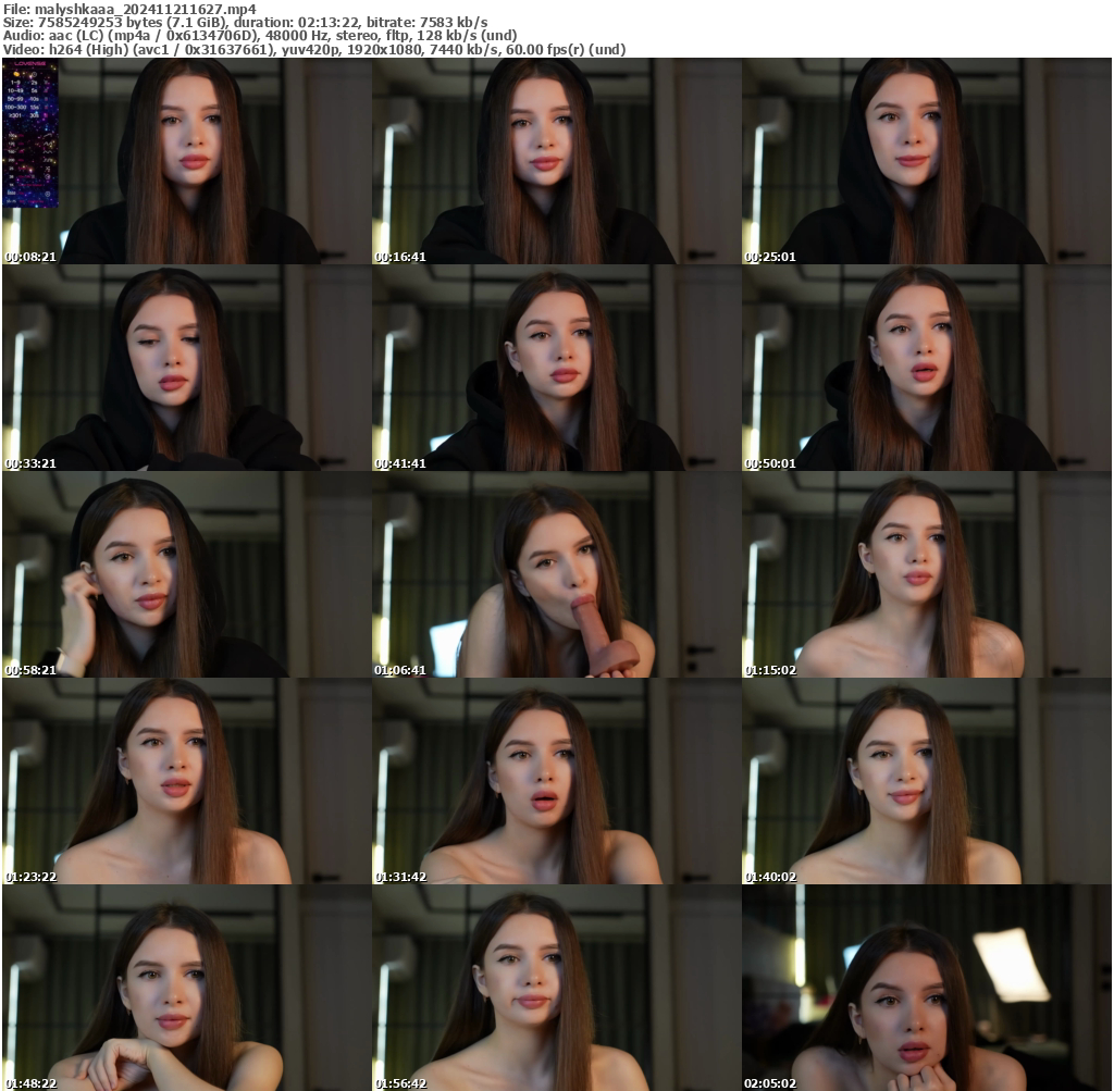 Preview thumb from malyshkaaa on 2024-11-21 @ bongacams