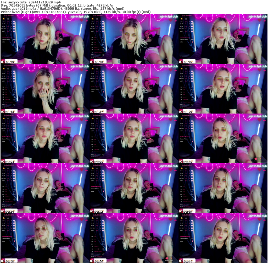 Preview thumb from sexyxxcute on 2024-11-21 @ bongacams