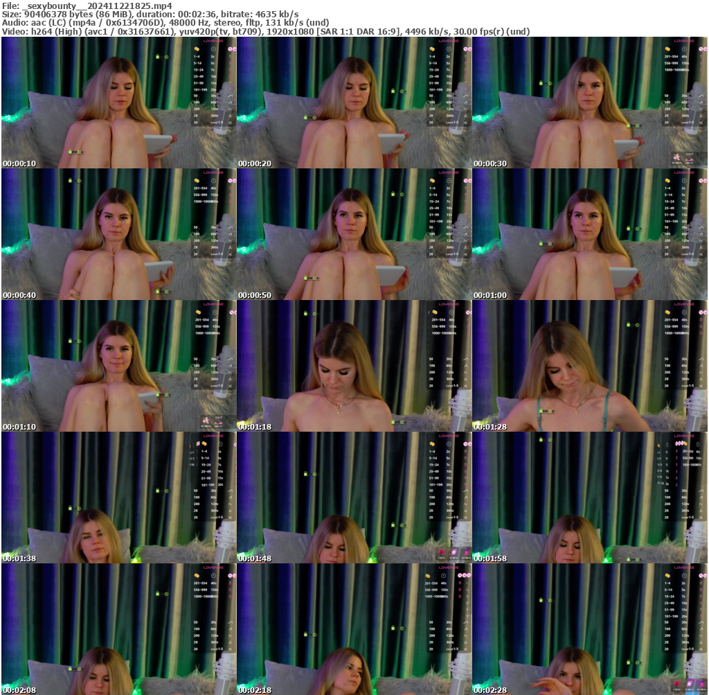 Preview thumb from _sexybounty_ on 2024-11-22 @ bongacams