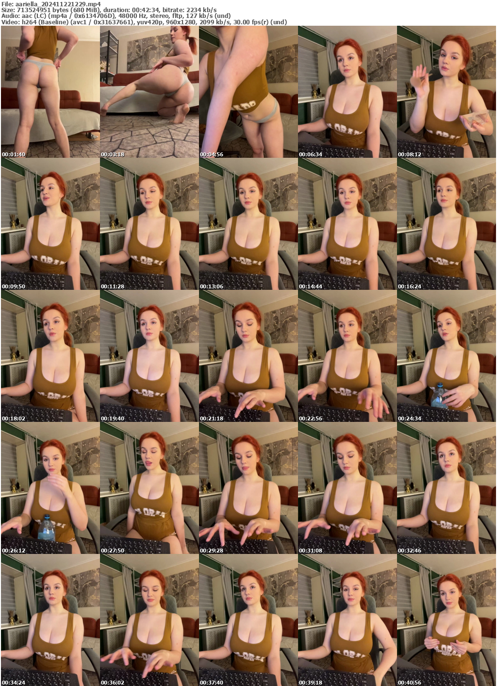 Preview thumb from aariella on 2024-11-22 @ bongacams