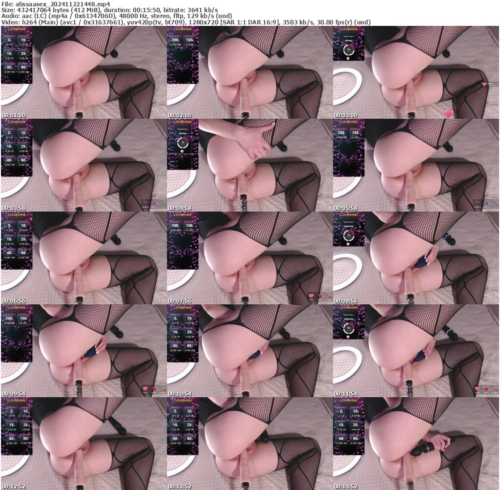 Preview thumb from alissaasex on 2024-11-22 @ bongacams