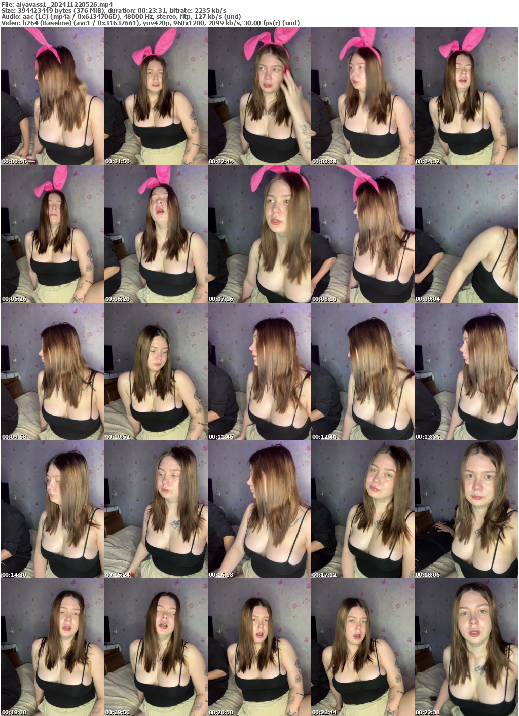 Preview thumb from alyavass1 on 2024-11-22 @ bongacams