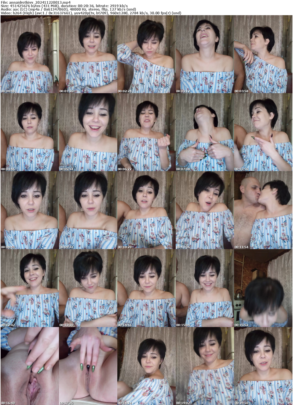 Preview thumb from annaidrotkivv on 2024-11-22 @ bongacams