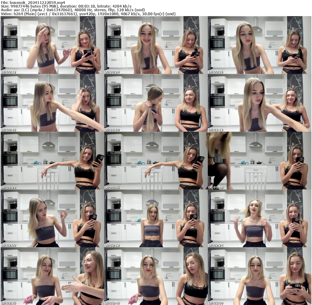 Preview thumb from busenok on 2024-11-22 @ bongacams