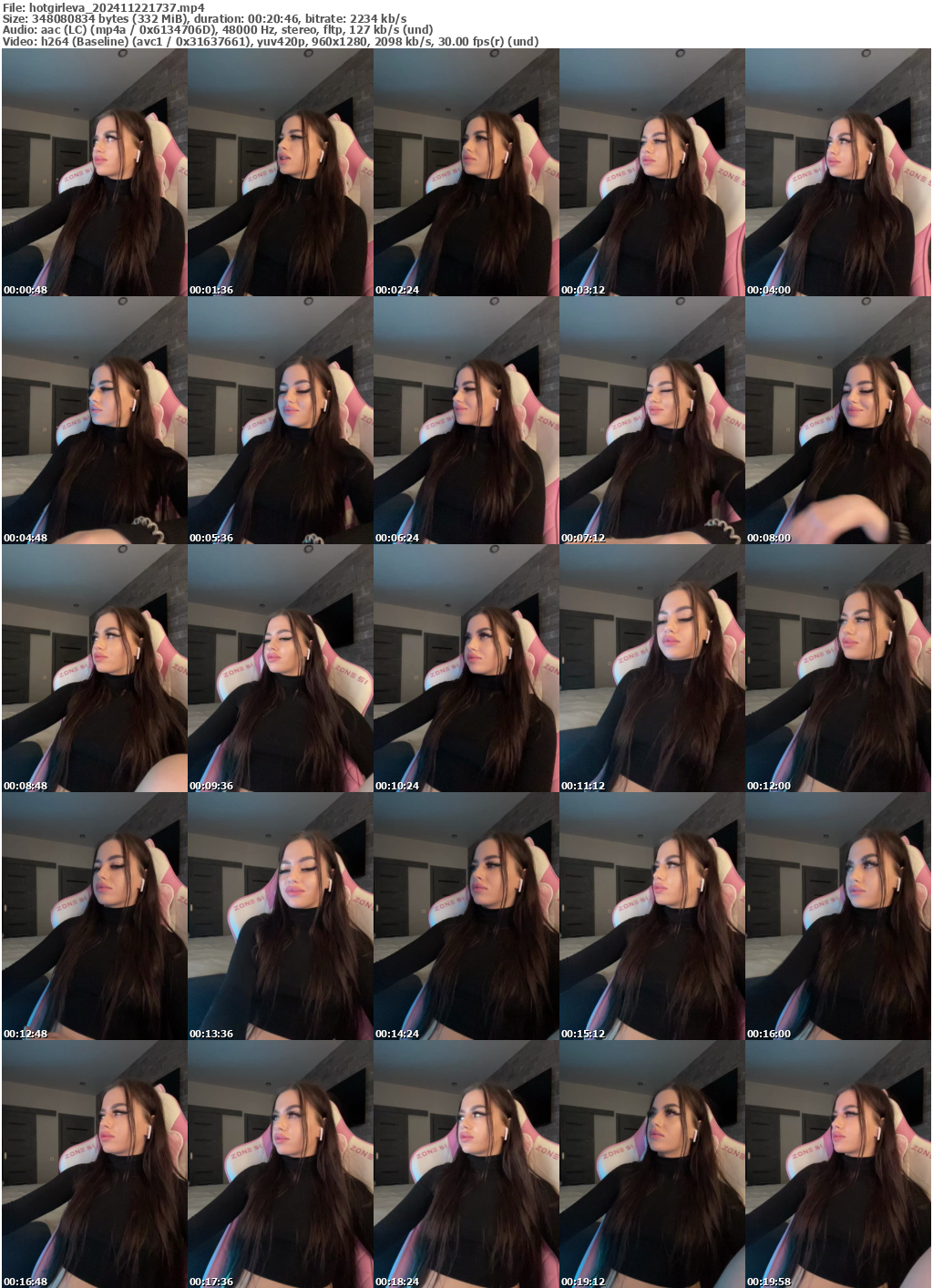 Preview thumb from hotgirleva on 2024-11-22 @ bongacams